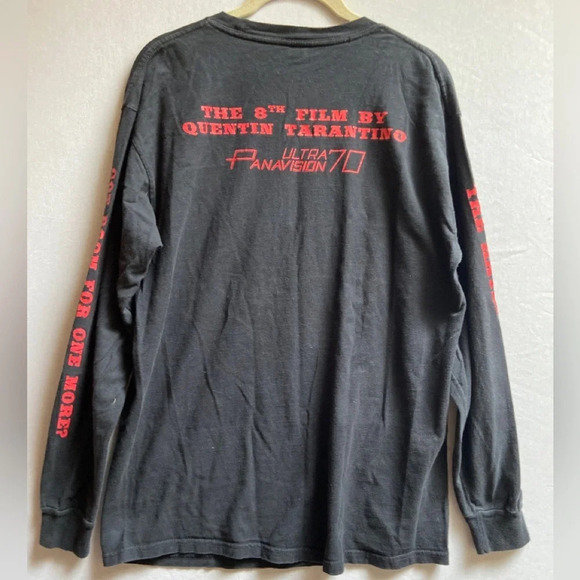 The  Hateful Eight Graphic Shirt Black Movie Promo Tee 2015 Sz M - Picture 2 of 7